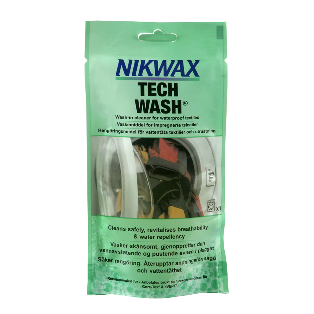 Nikwax Tech Wash - wash-in cleaner for waterproof textiles - sachet