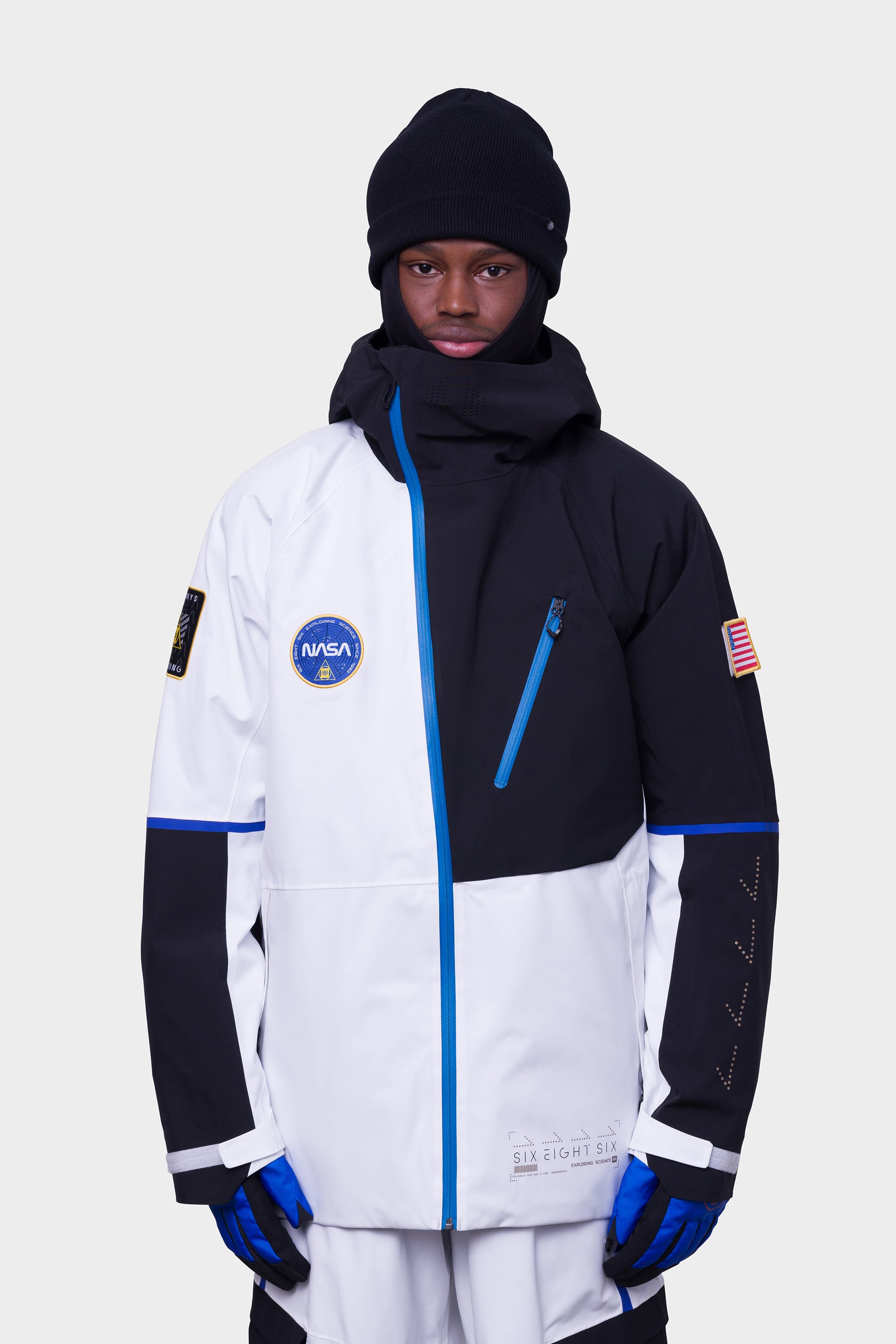 See Things Clear Reflective Puffer Jacket - White