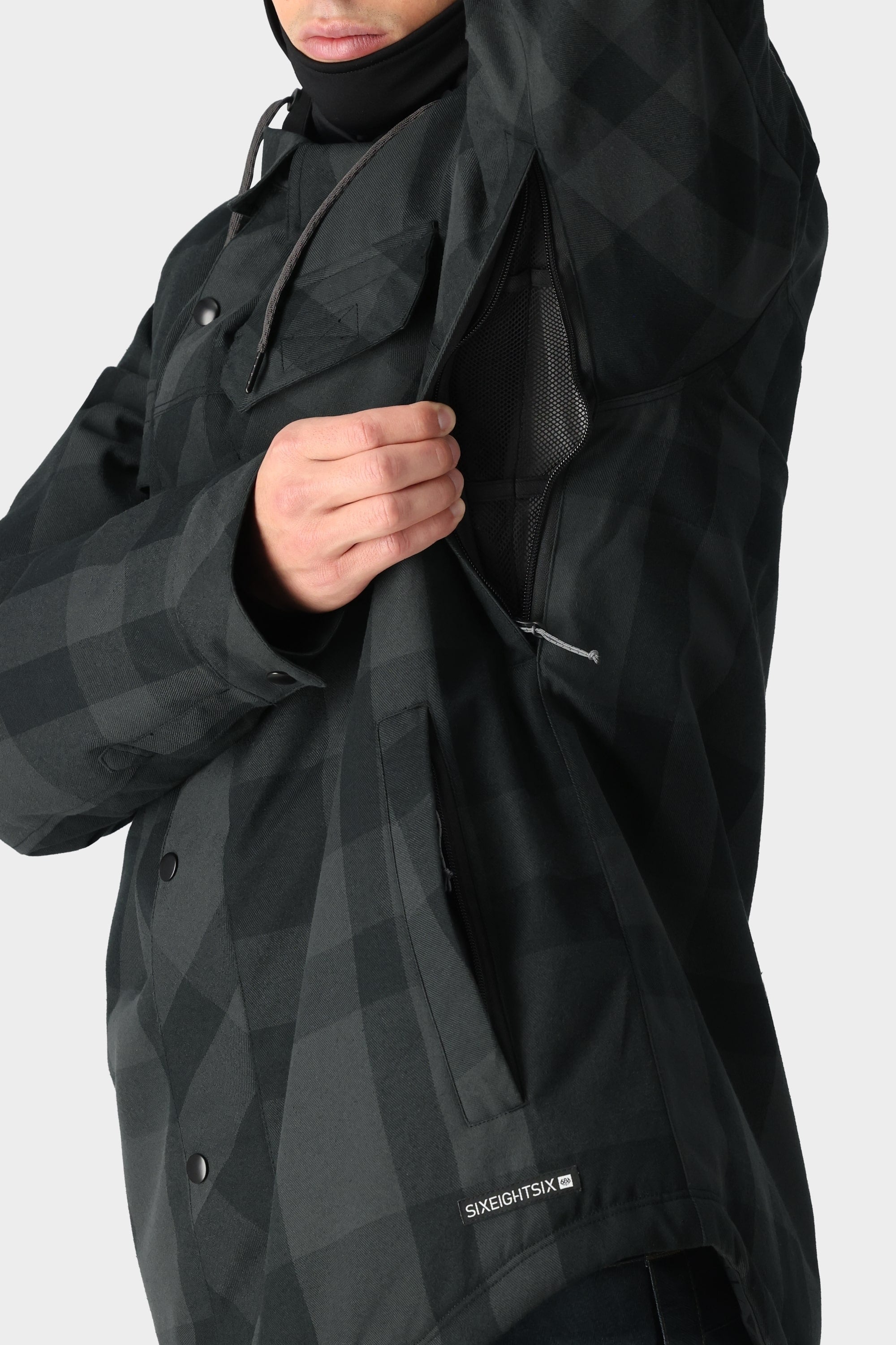 Flannel snow jacket on sale