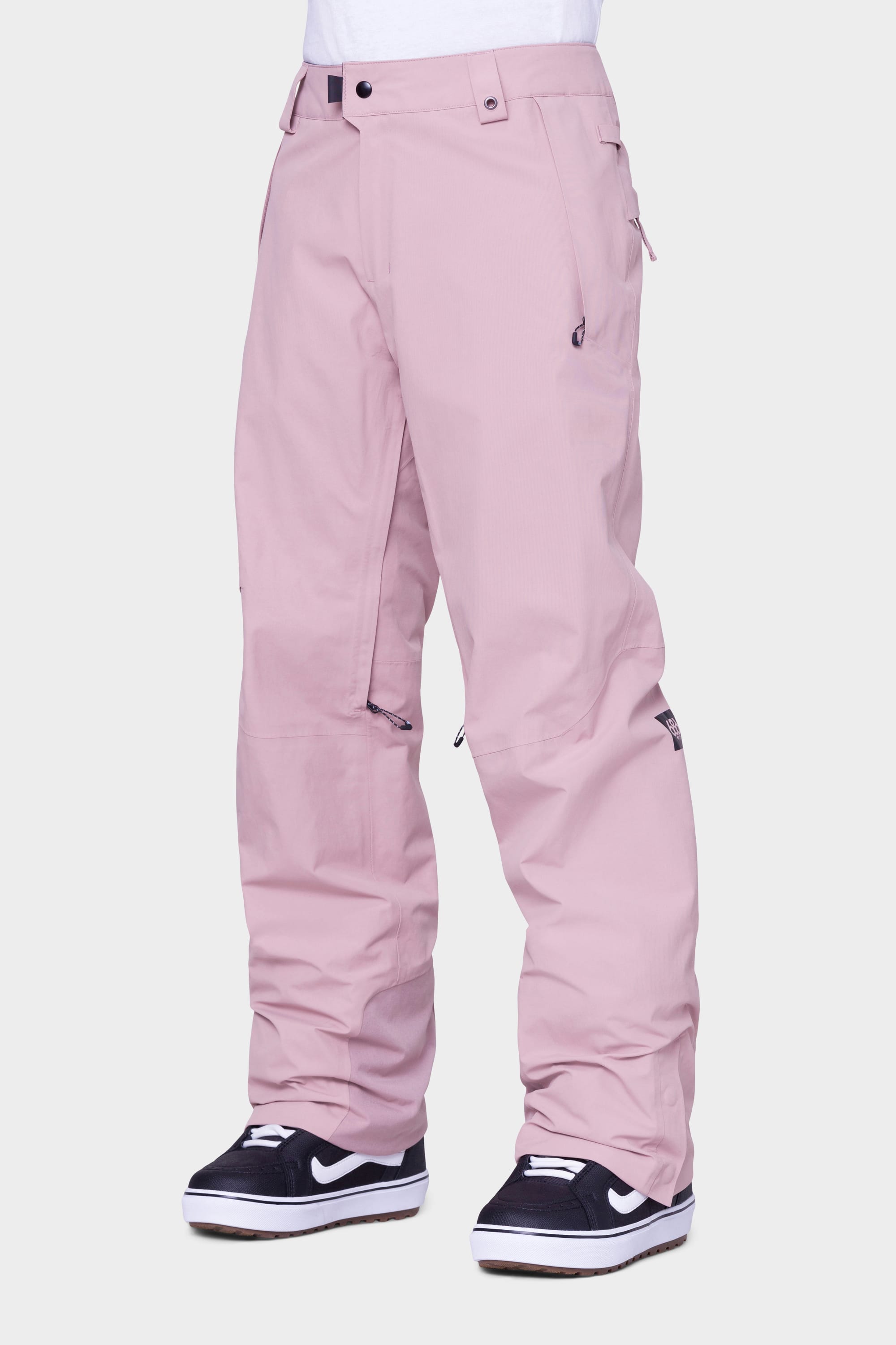  Womens Winter Snow Pants, Waterproof Insulated Ski Pants,  Ripstop Snowboard Bottoms, Cargo Snow Pants Plum, Small