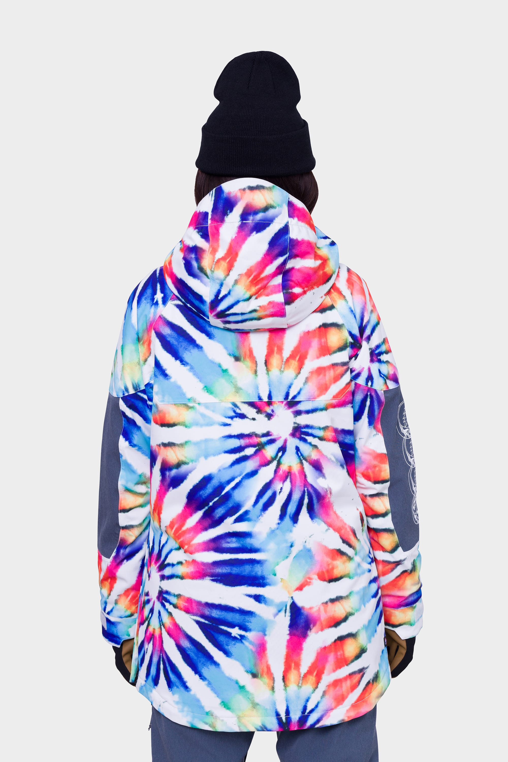 Tie dye snowboard outlet jacket