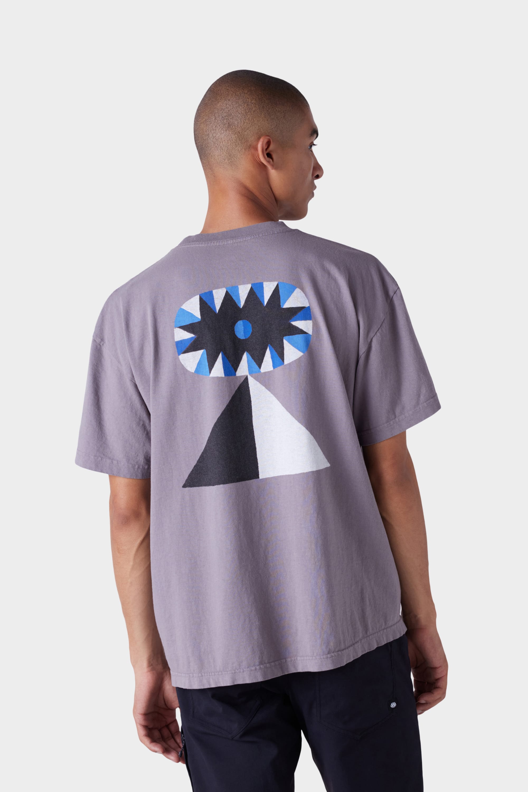 686 Men s Sun On The Hill Short Sleeve Tee Charcoal S