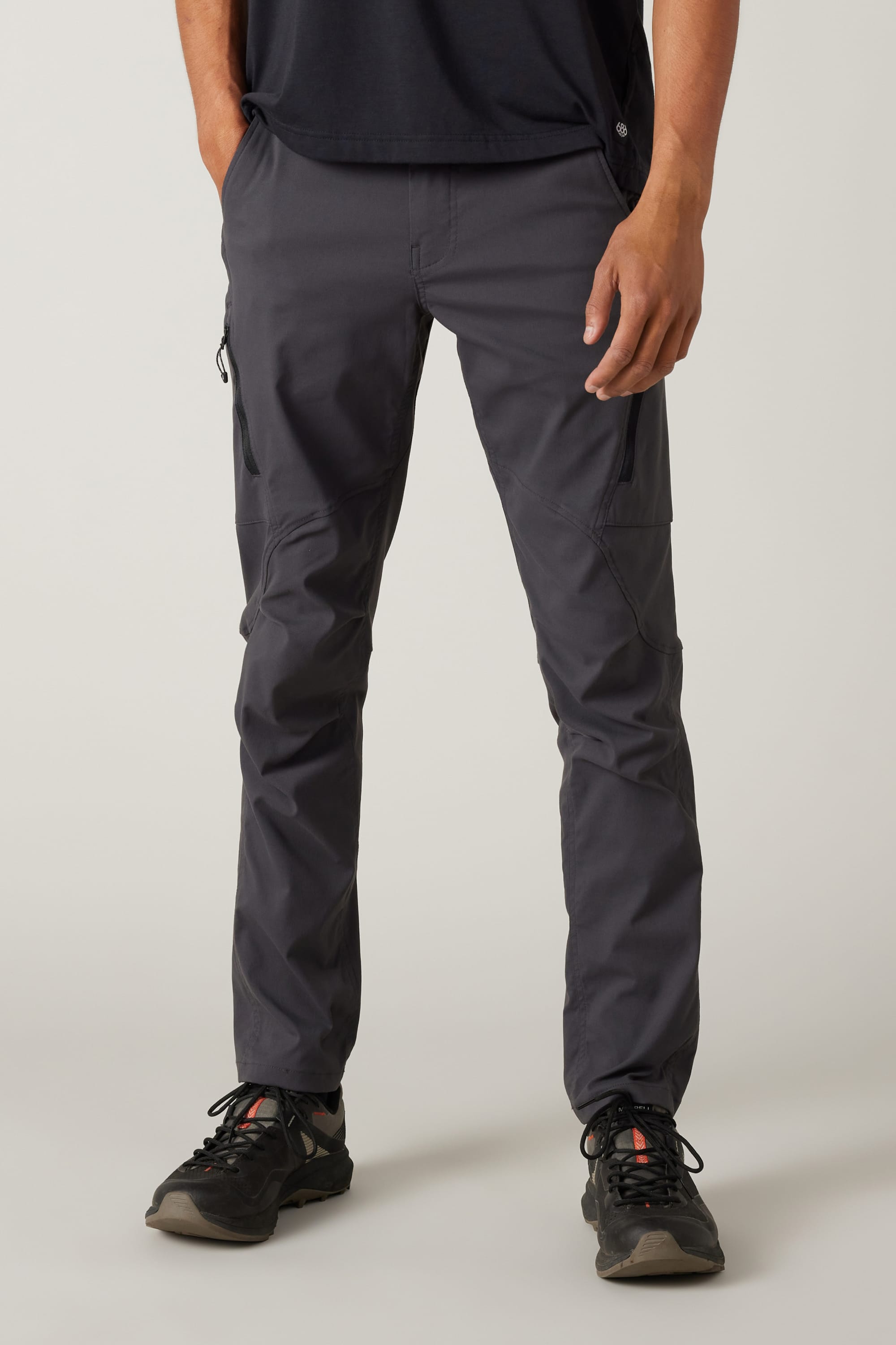 JUGULAR Men's Slim Fit Track pants(Cargo track pant_Black_Small) :  : Clothing & Accessories